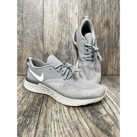 Nike Shoes - NIKE ODYSSEY REACT FLYKNIT WOLF GRAY WHITE SNEAKERS WOMEN SIZE 8 AH1016